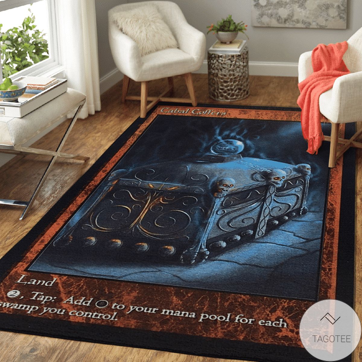 Cabal Coffers Land Chest Area Rug