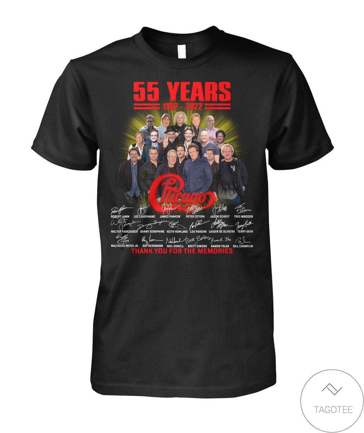 Chicago 55 Years Anniversary 1967 2022 Shirt