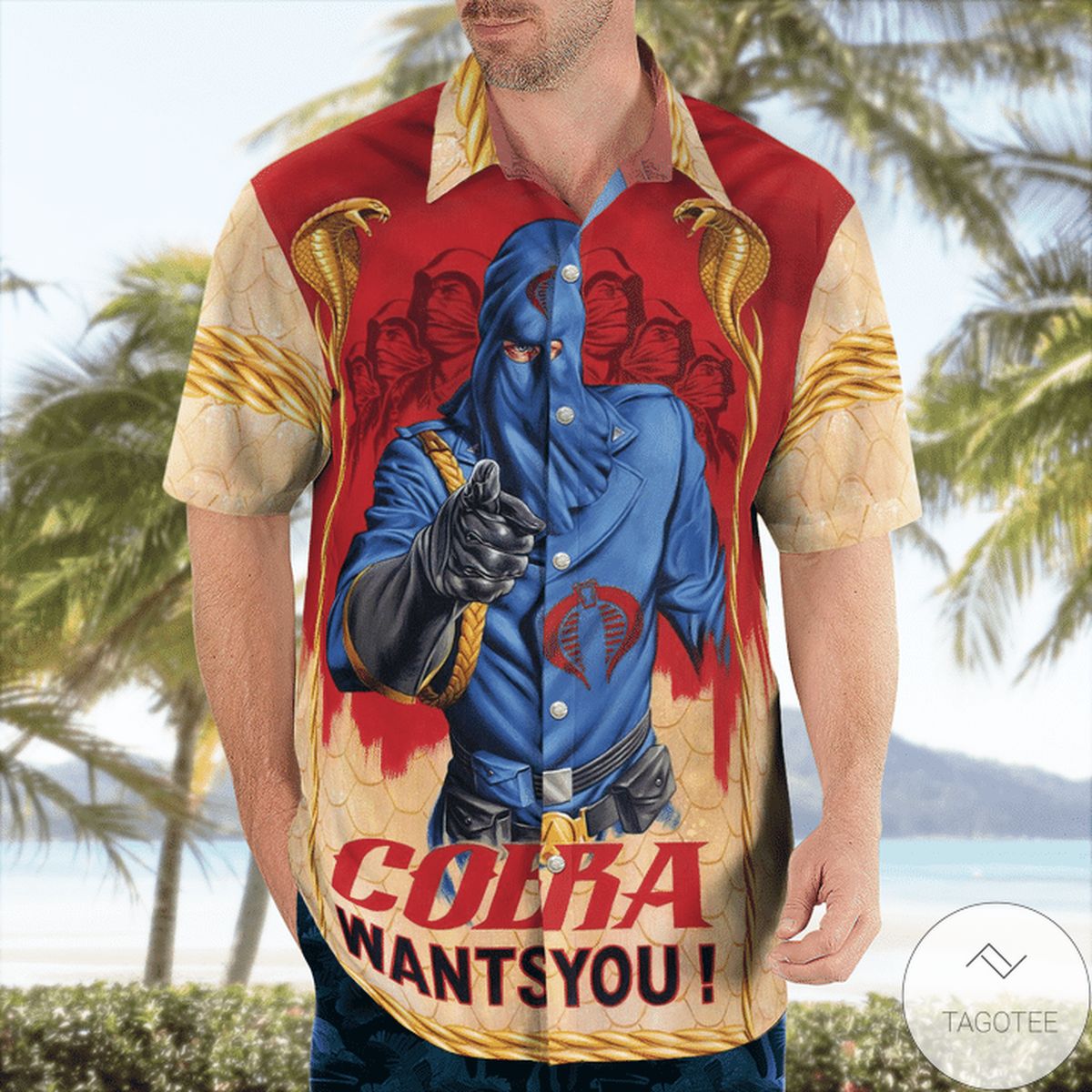 Gi Joe Cobra Want You Hawaiian Shirt