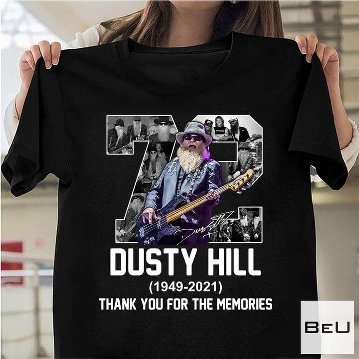 Guitar Dusty Hill 1949 2021 Shirt