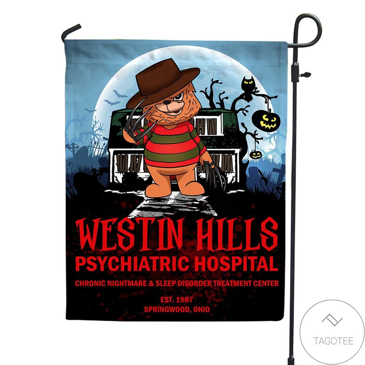 Halloween Westin Hills Psychiatric Hospital Flag
