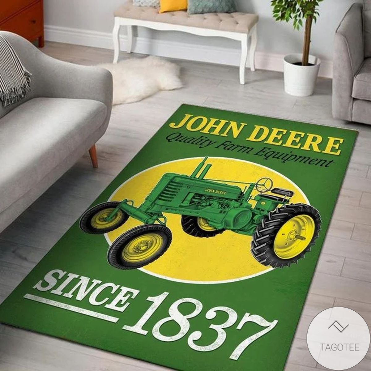 John Deere Quality Farm Equipment Since 1837 3d Rug