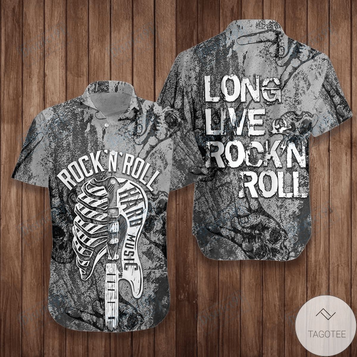 Long Live Rock'n Roll Guitar Hawaiian Shirt