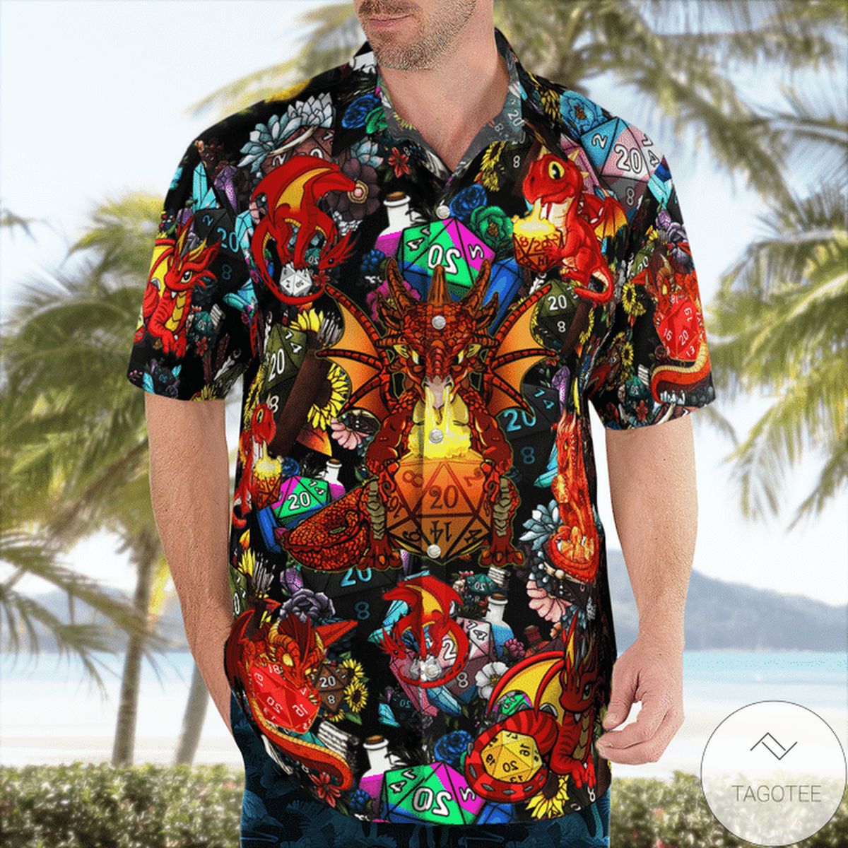 Luck Is In Small Things D&D Dungeons & Dragons Hawaiian Shirt