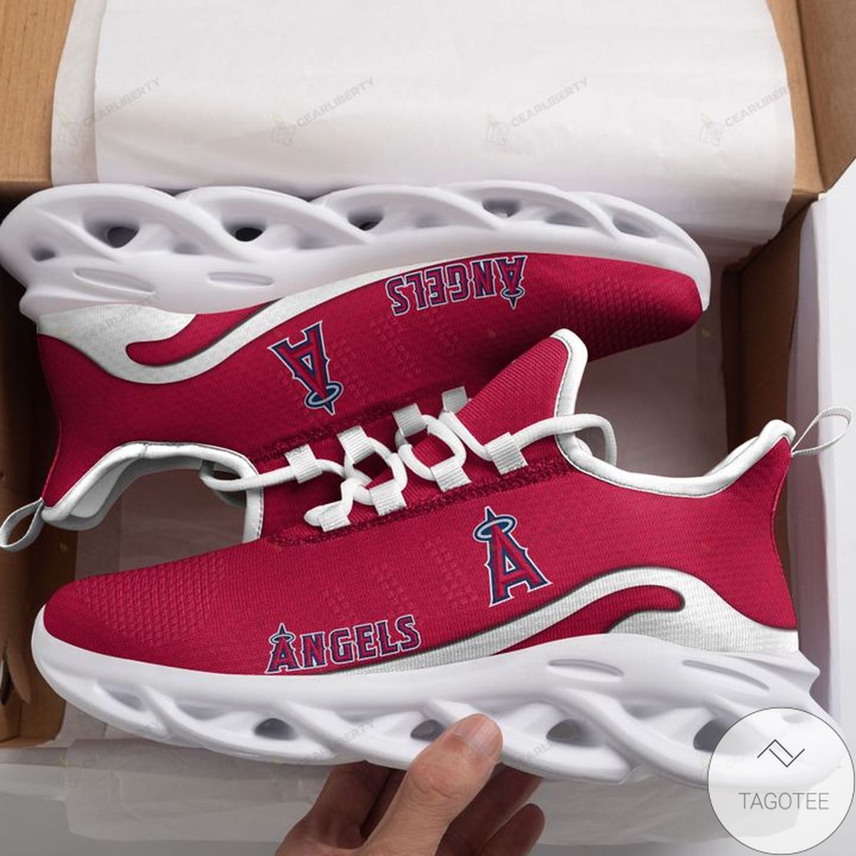 MLB Los Angeles Angels Max Soul Shoes