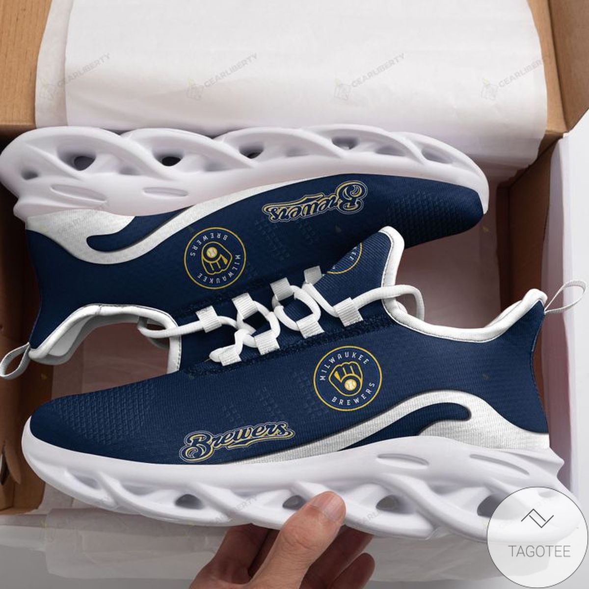 MLB Milwaukee Brewers Max Soul Shoes