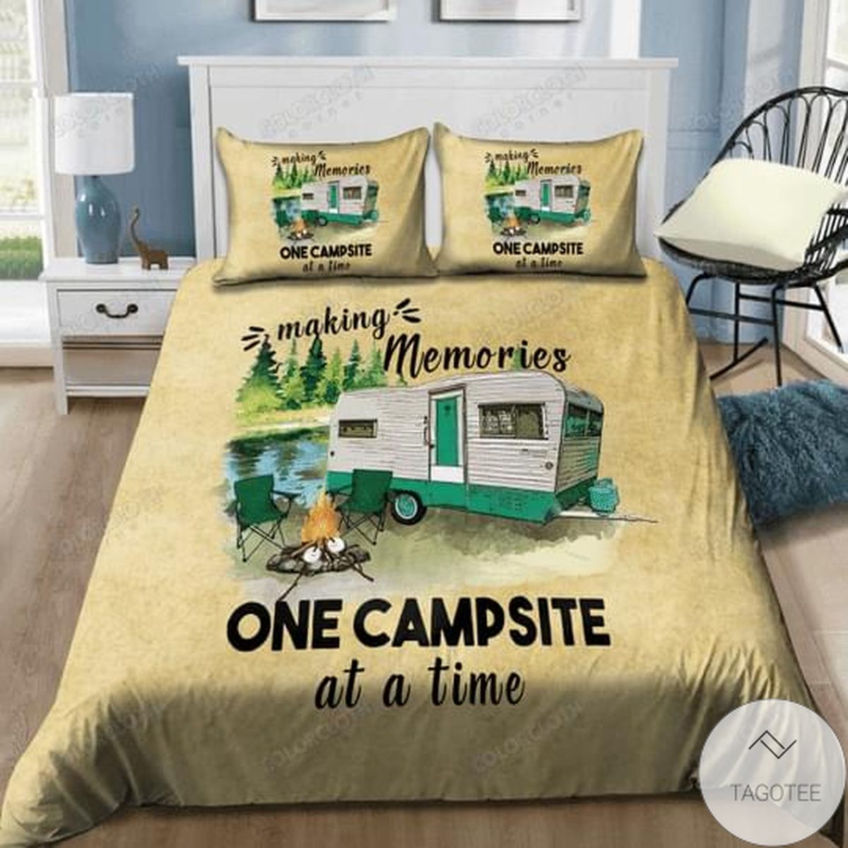 Making Memories One Campsite At A Time Bedding Set