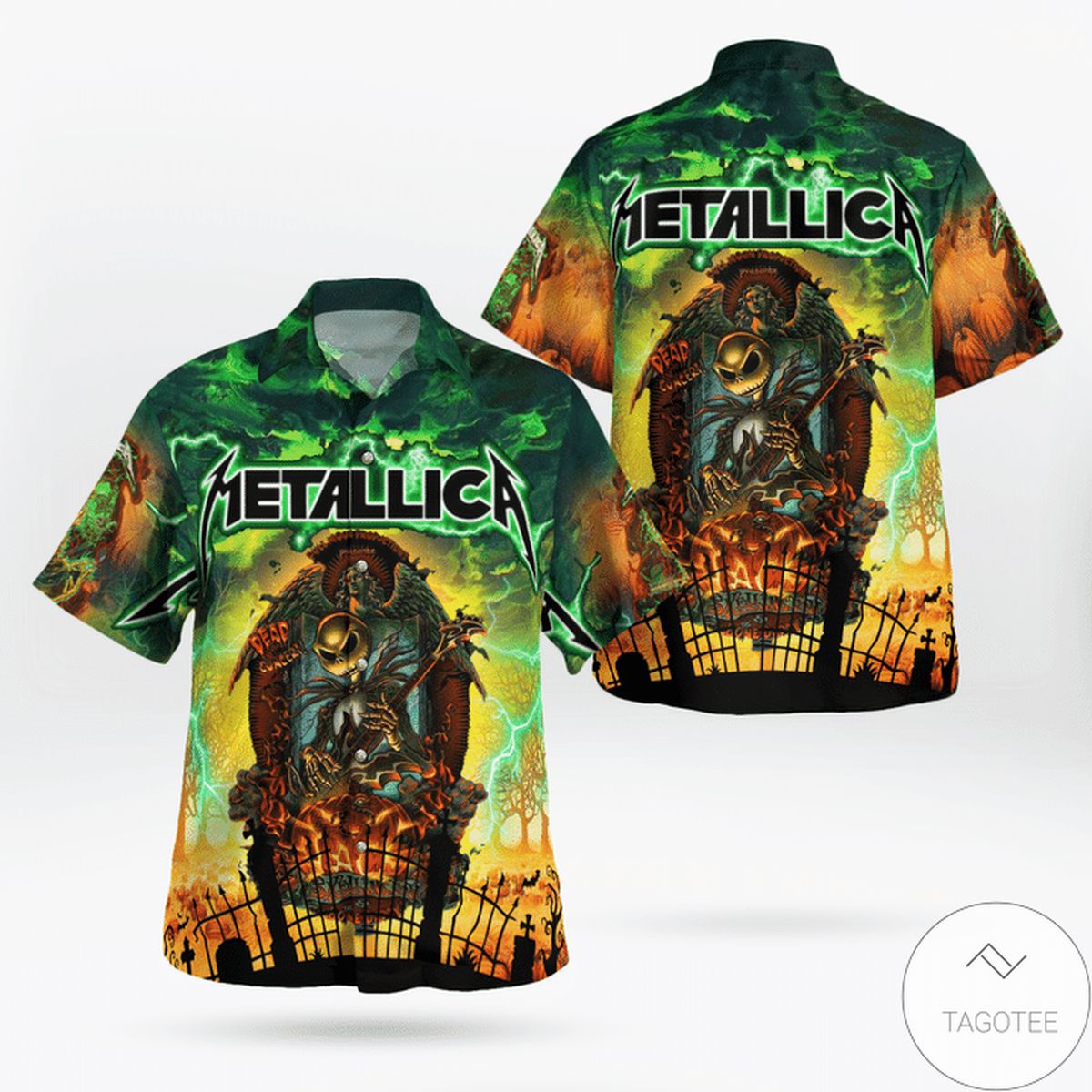 Metallica Jack Skellingt0n Hawaiian Shirt