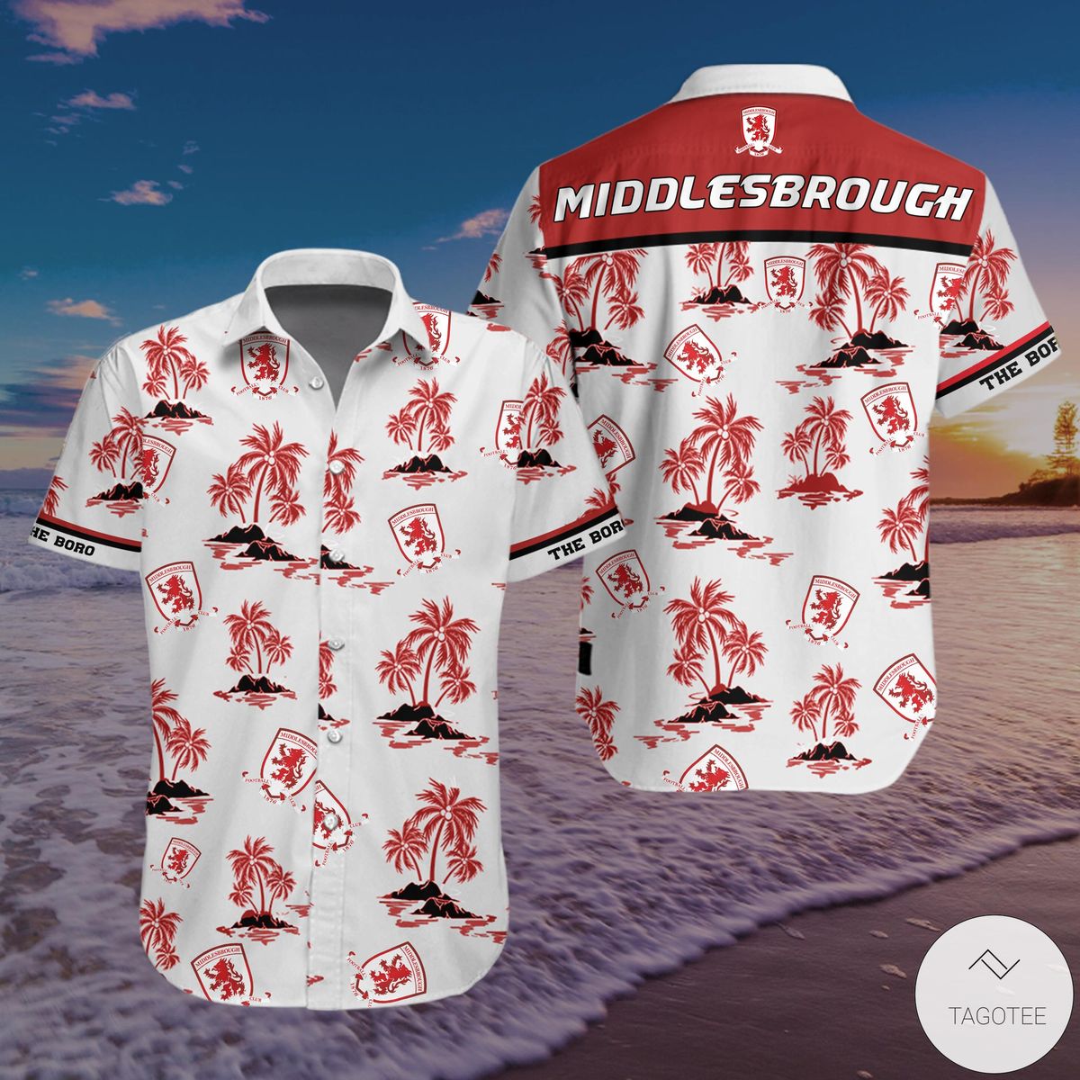 Middlesbrough F.C Hawaiian Shirt