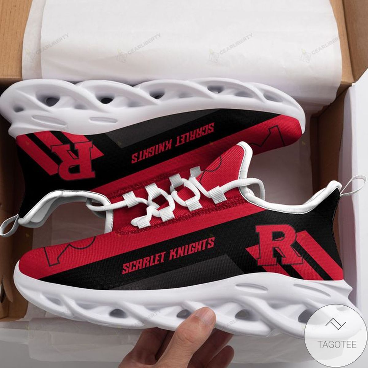 NCAA Rutgers Scarlet Knights Max Soul Shoes