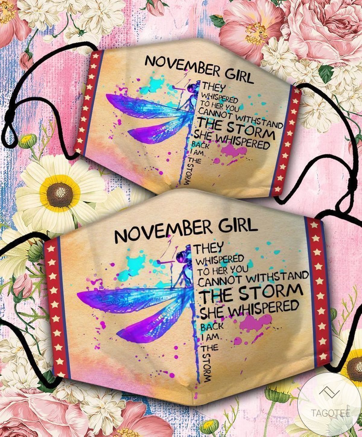 November Girl Dragonfly The Storm She Whispered Mask