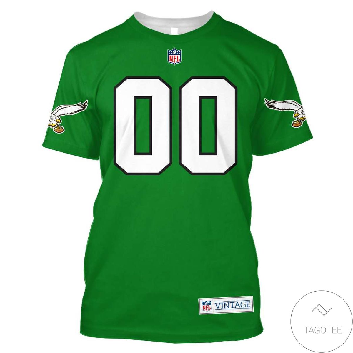 Personalized Name And Number Green NFL Football Team Super Bowl 3D All Over Print Hoodie