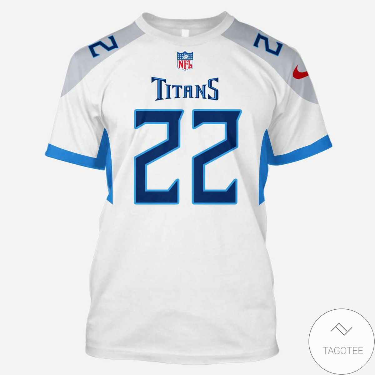 Personalized Name And Number Tennessee Titans 3D All Over Print Hoodie