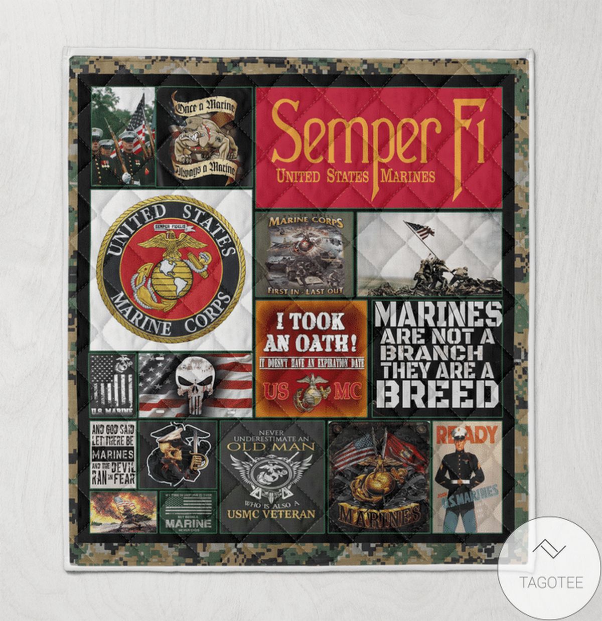 Semper Fi Marine Quilt