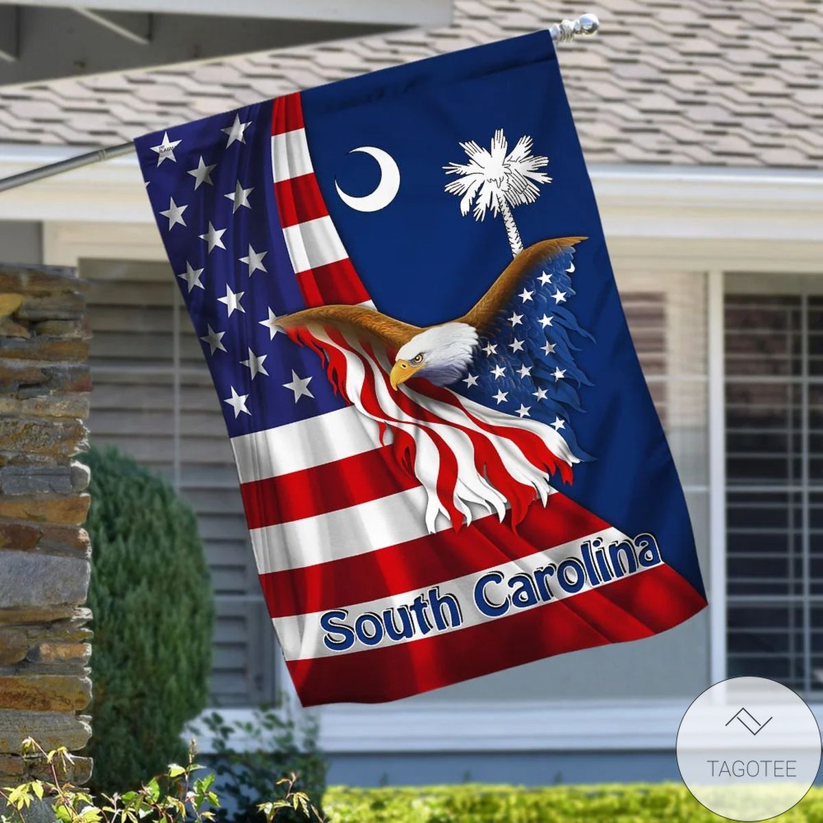 South Carolina Eagle Flag