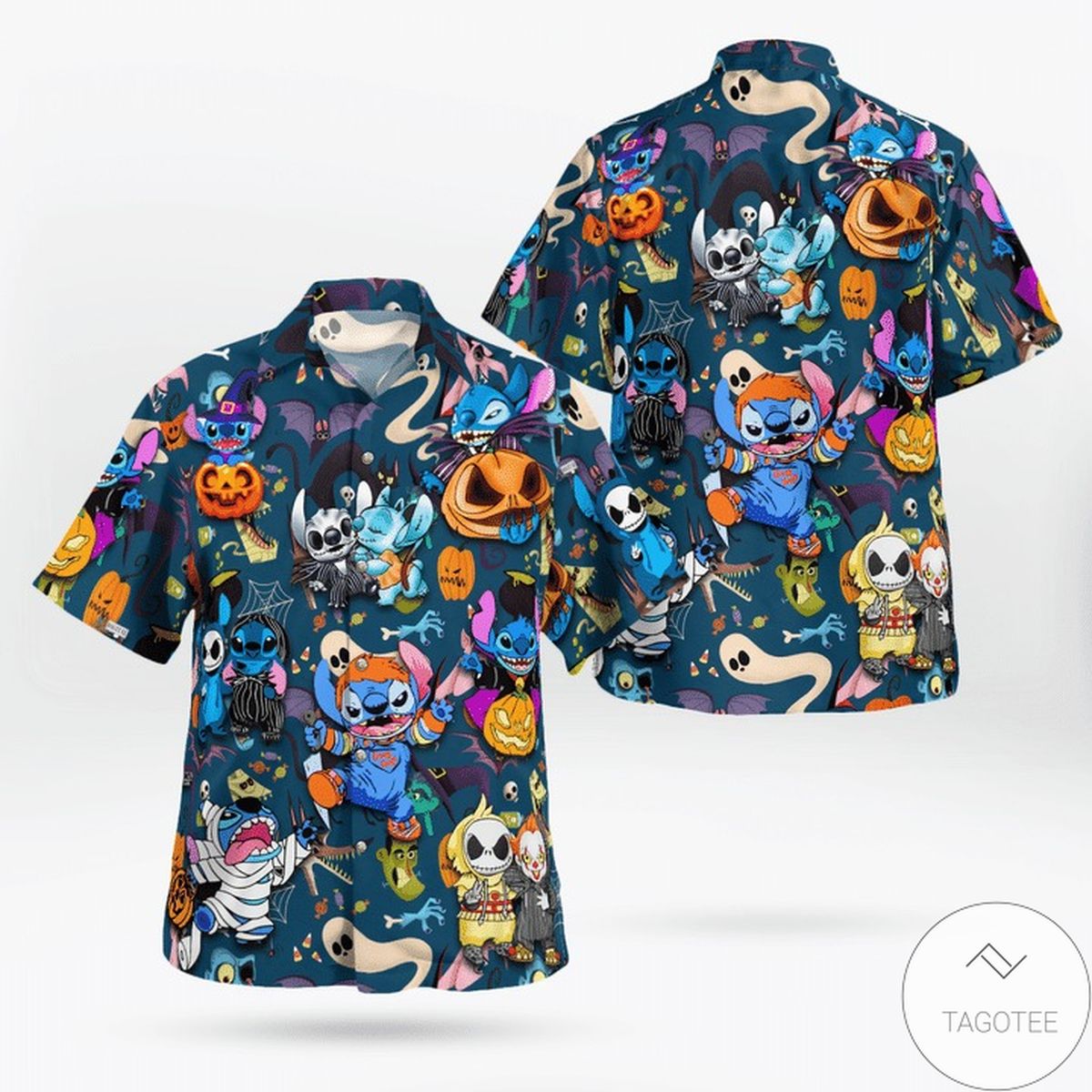Stitch Halloween Funny Hawaiian Shirt