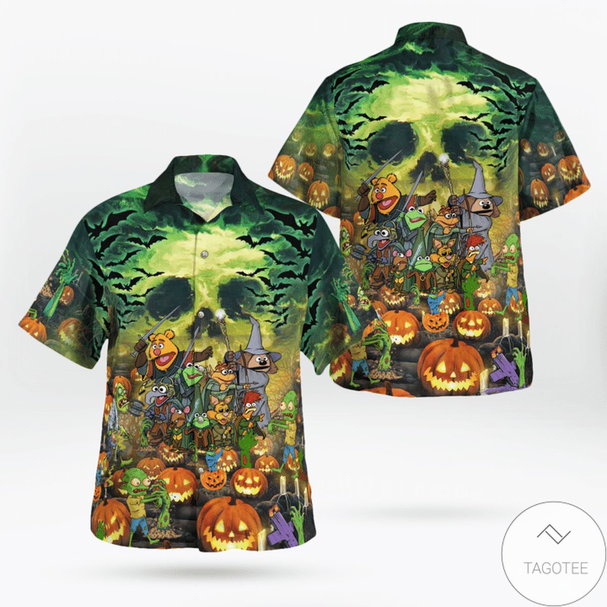The Muppetss Just Wanna Have Fun Hallowen Hawaiian Shirt