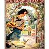 Time Spent With Gardens And Baking Is Never Wasted Poster
