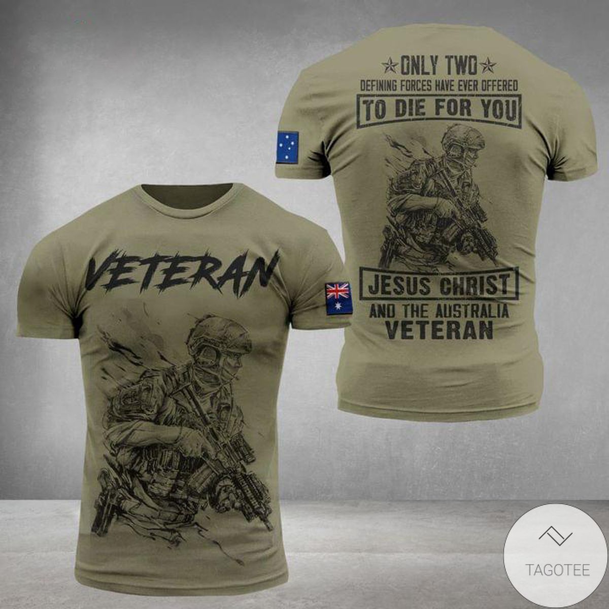 Veteran To Die For You Jesus Christ And The Australia 3D T-Shirt