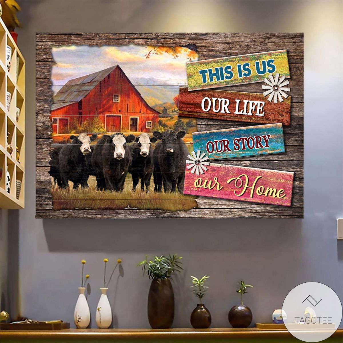 Beautiful Farm This Is Us Our Life Our Story Canvas