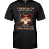 Cat It Doesn't Matter What You Think Of Me Shirt