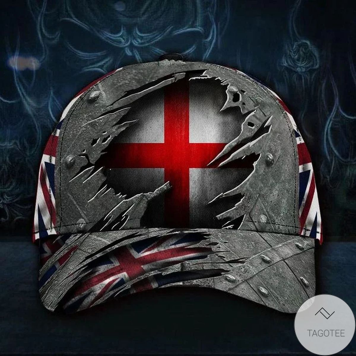 England 3D Hat Print Union Jack Flag Cap Vintage Hat England Hats For English Dad Gift