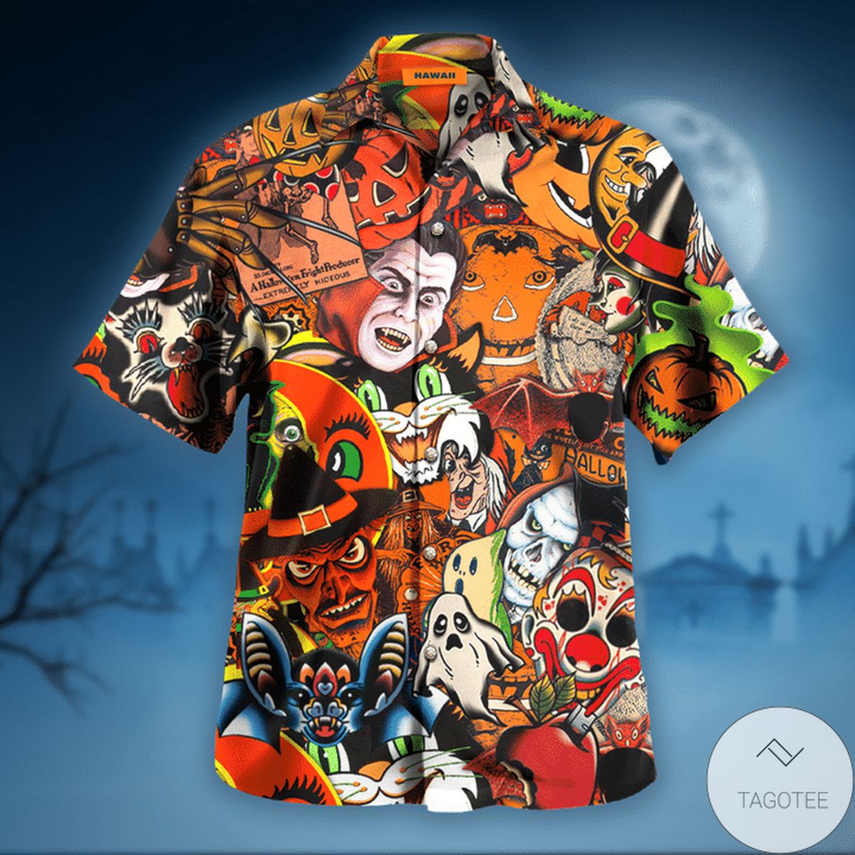 Halloween Is Coming To Town Hawaiian Shirt