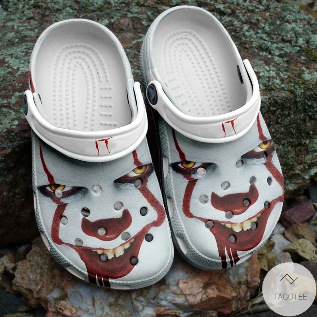 Halloween It Pennywise Face Crocs
