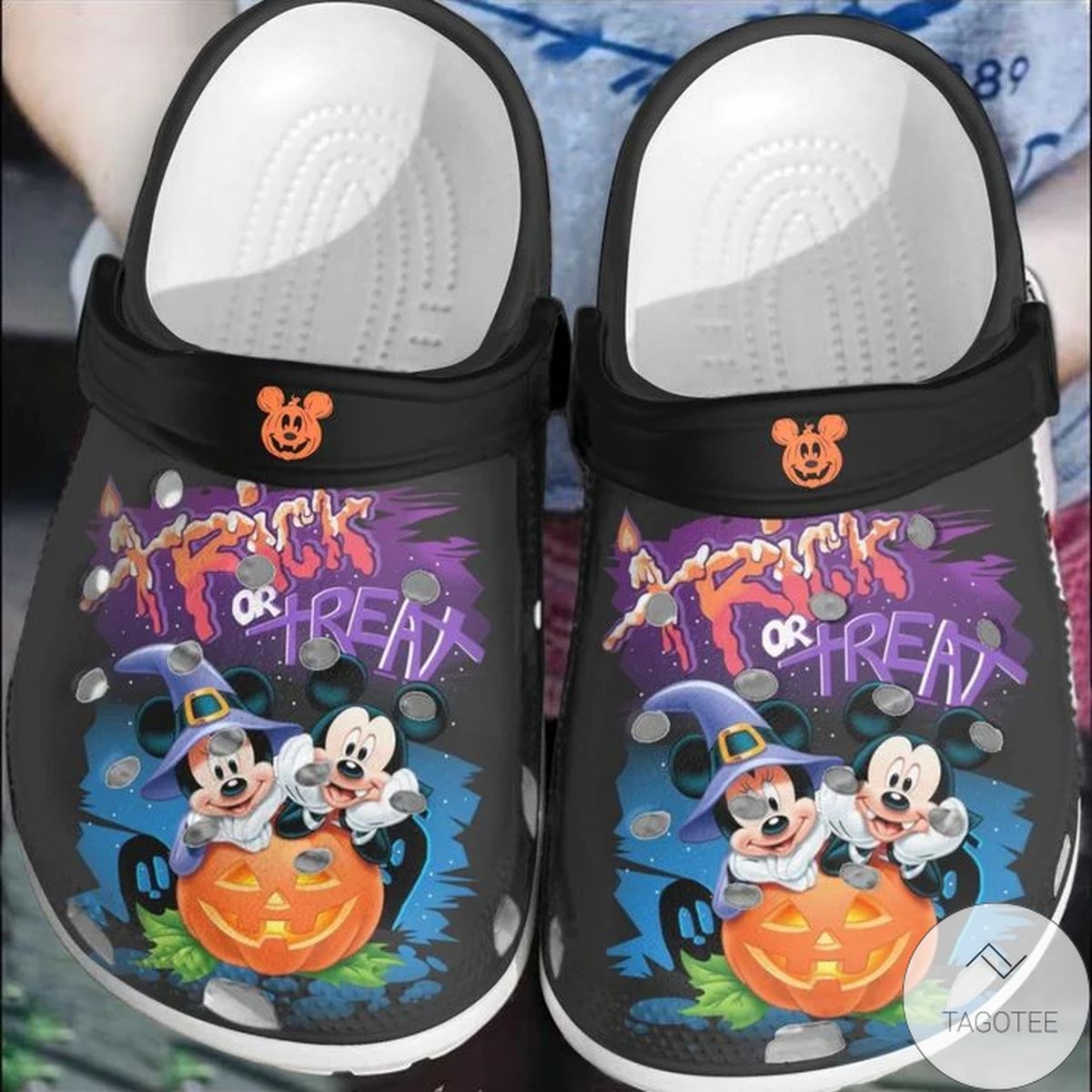 Halloween Trick Or Treat Mickey Mouse Crocs