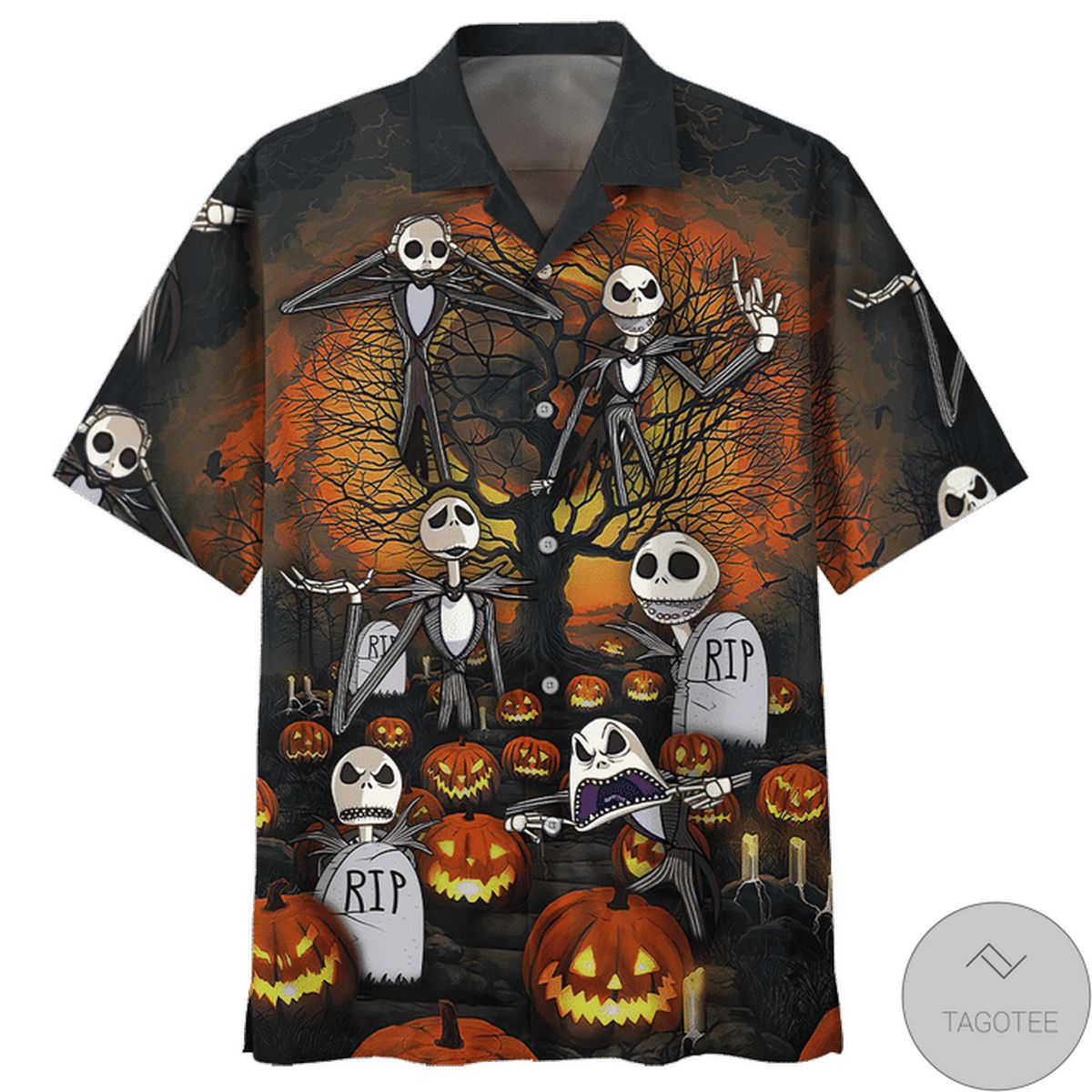 Jack Skellington Halloween Hawaiian Shirt