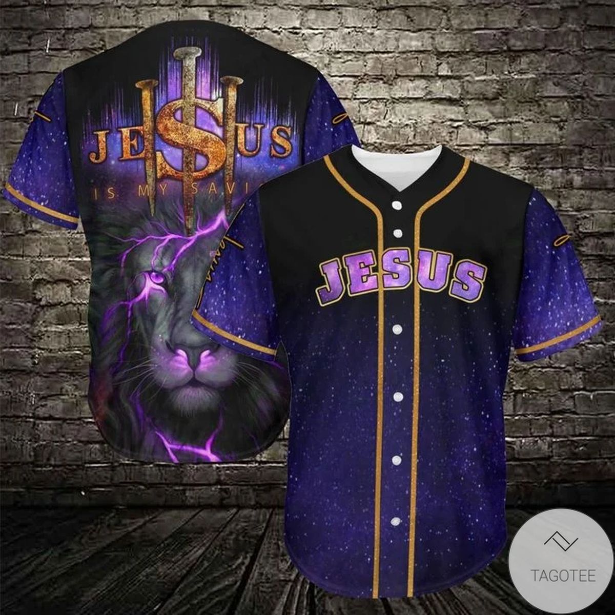 Jesus Lion Baseball Jersey