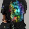 Js Faith Over Fear Watercolor 3d Shirt