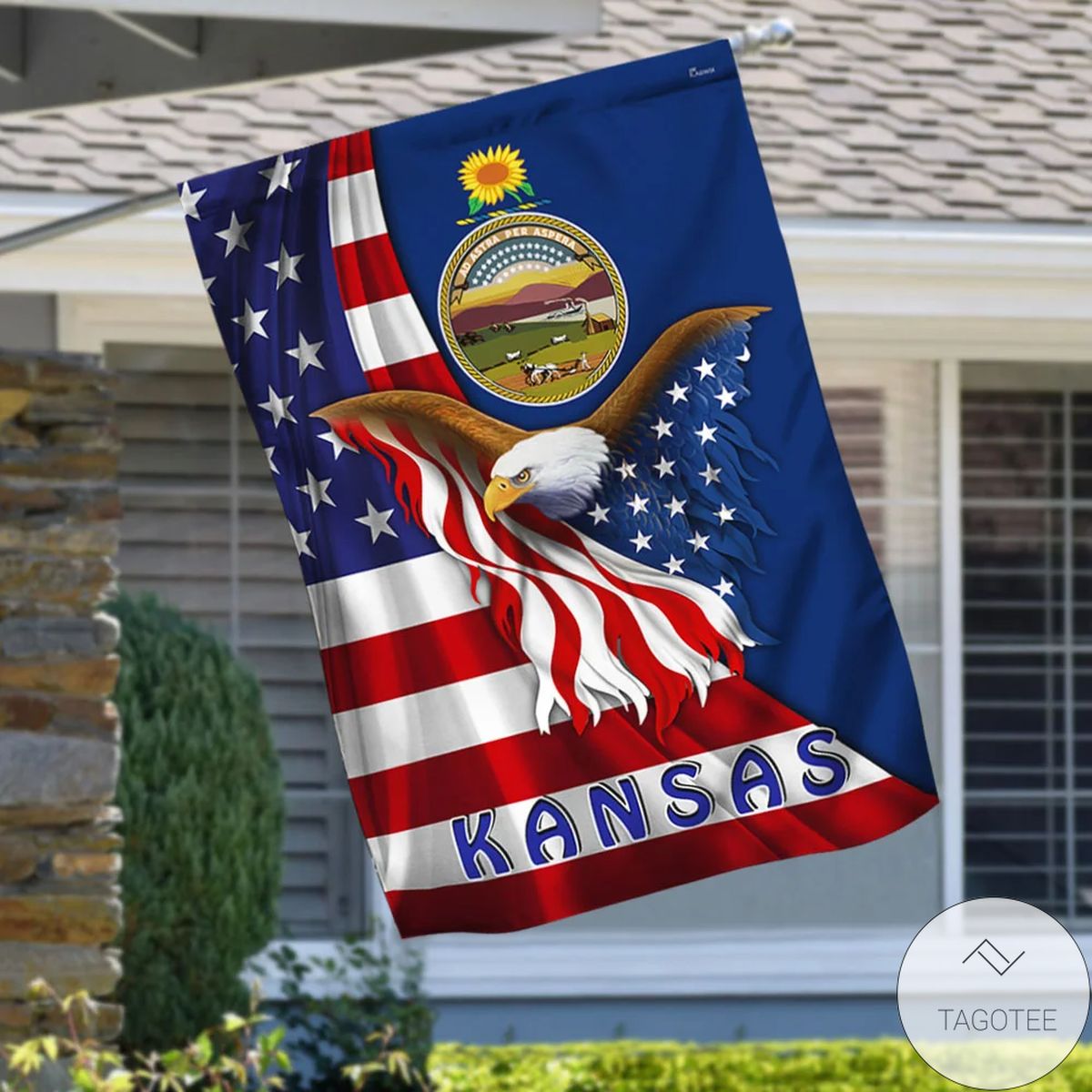 Kansas Eagle Flag