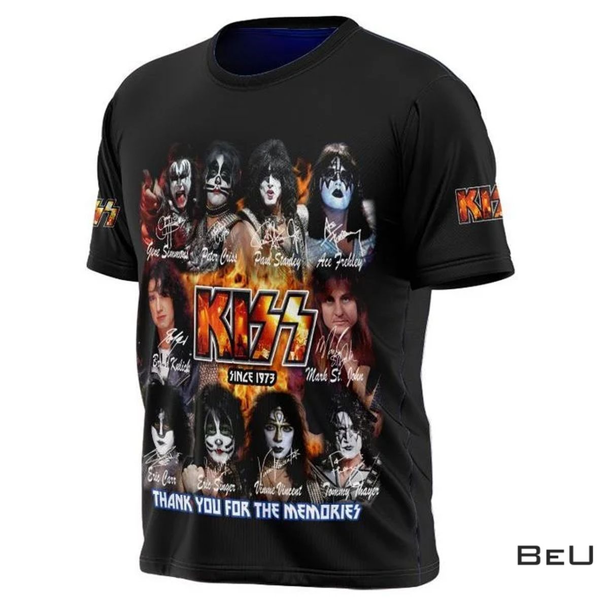 Kiss Since 1973 Thank You For The Memories Shirt