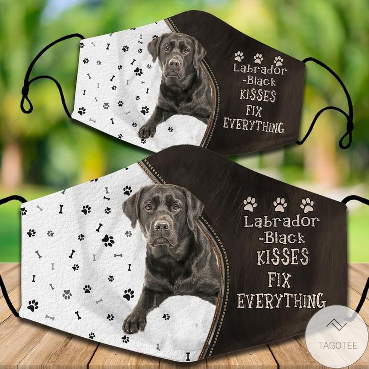 Labrador-Black Kisses Fix Everything Pillowcase
