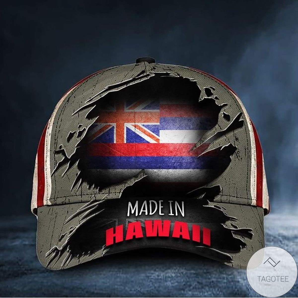 Made In Hawaii Hat American Hawaii Flag Cap
