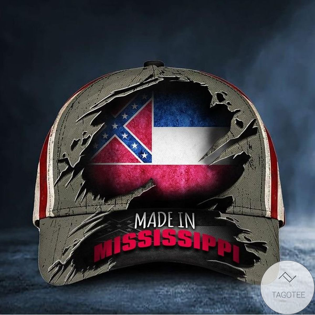 Made In Mississippi Hat Vintage Old Mississippi Flag Cap Patriotic Gifts For Him