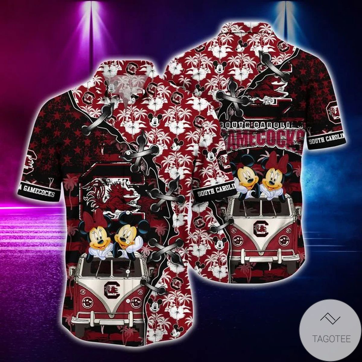 Mickey Mouse South Carolina Gamecocks NCAA Hawaiian Shirt