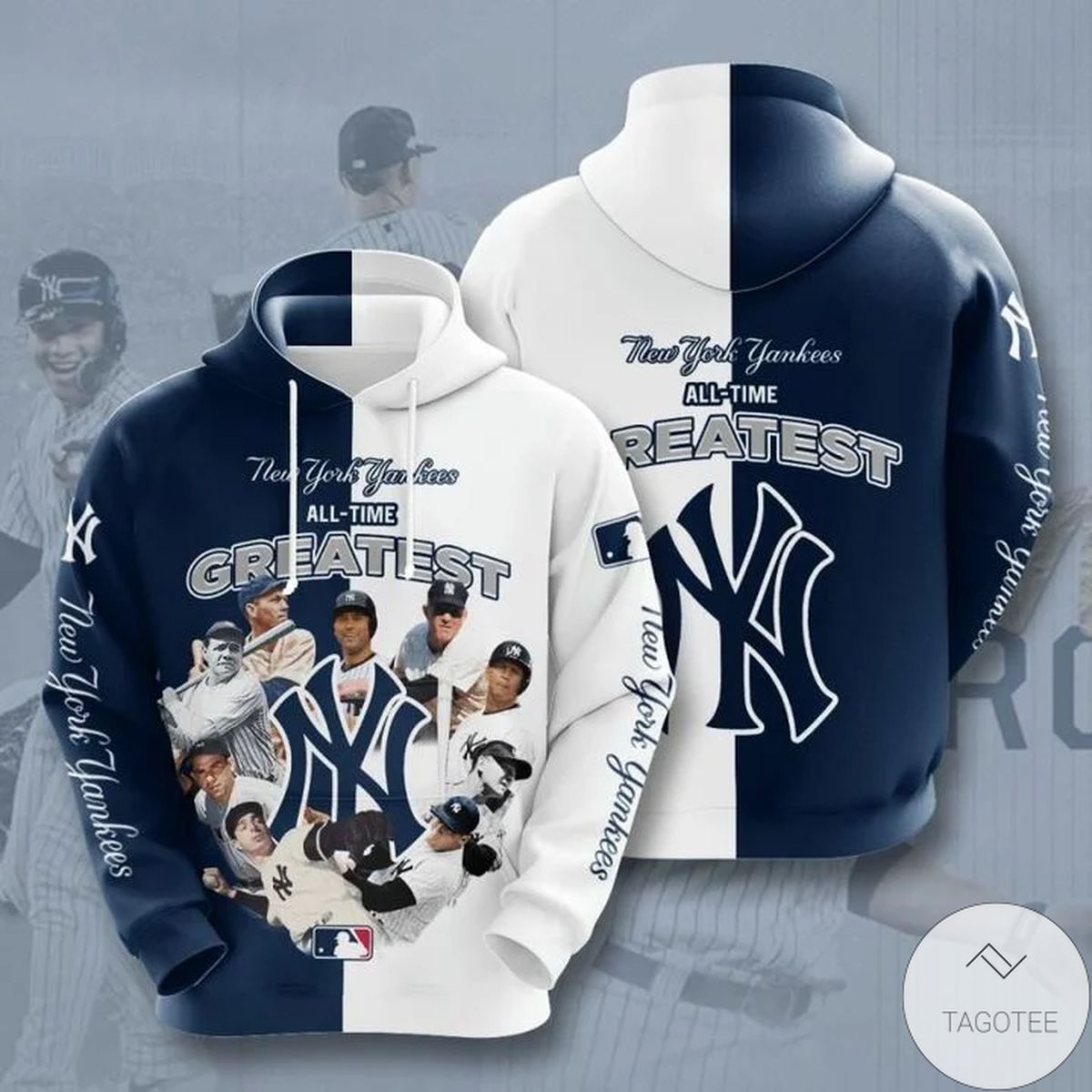 Mlb New York Yankees All Time Greatest Players Hoodie