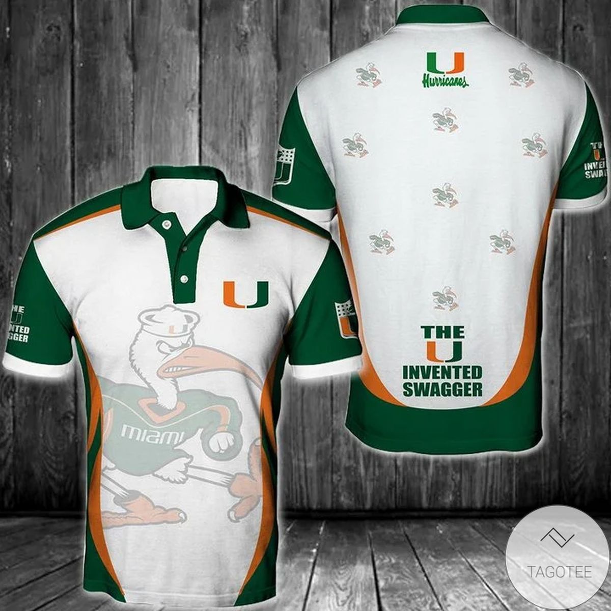 Ncaa Miami Hurricanes Football Polo Shirt