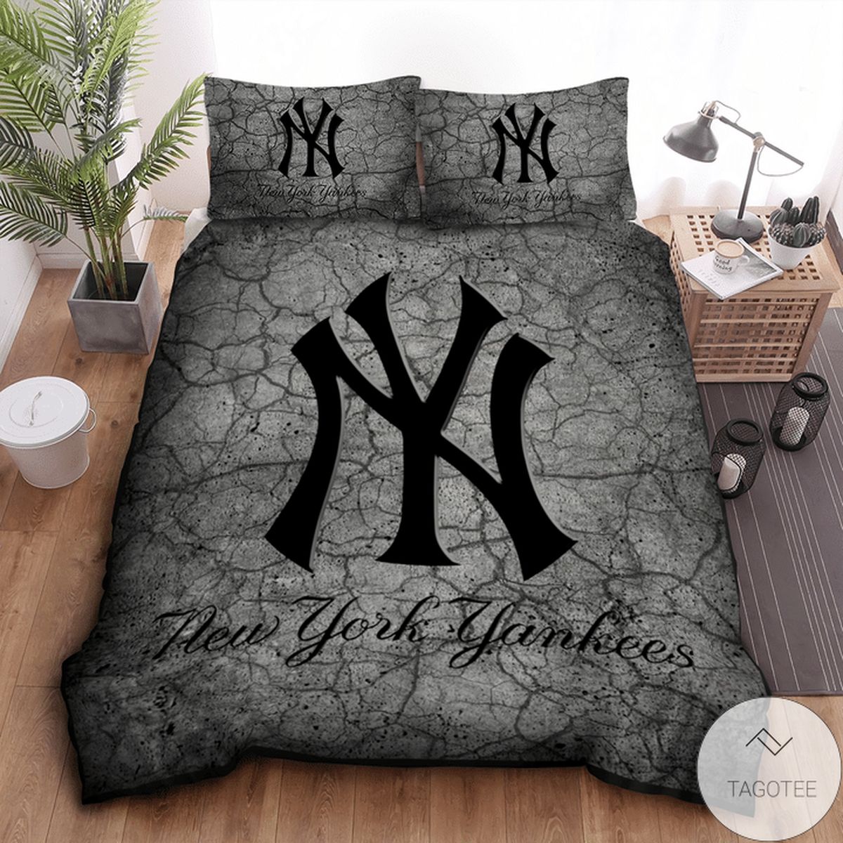 New York Yankees Grey Bedding Set