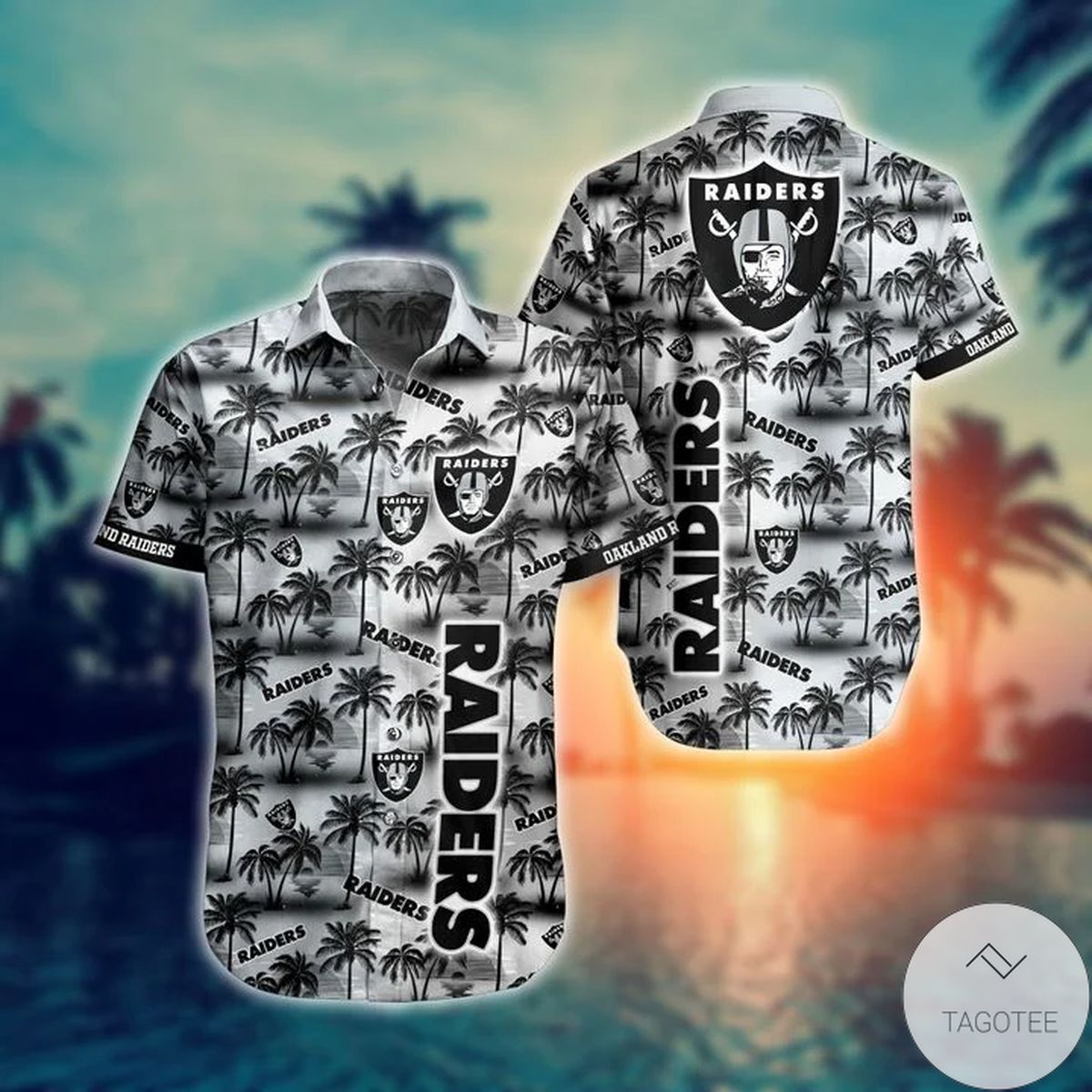 Oakland Raiders Nfl Hawaiian Shirt