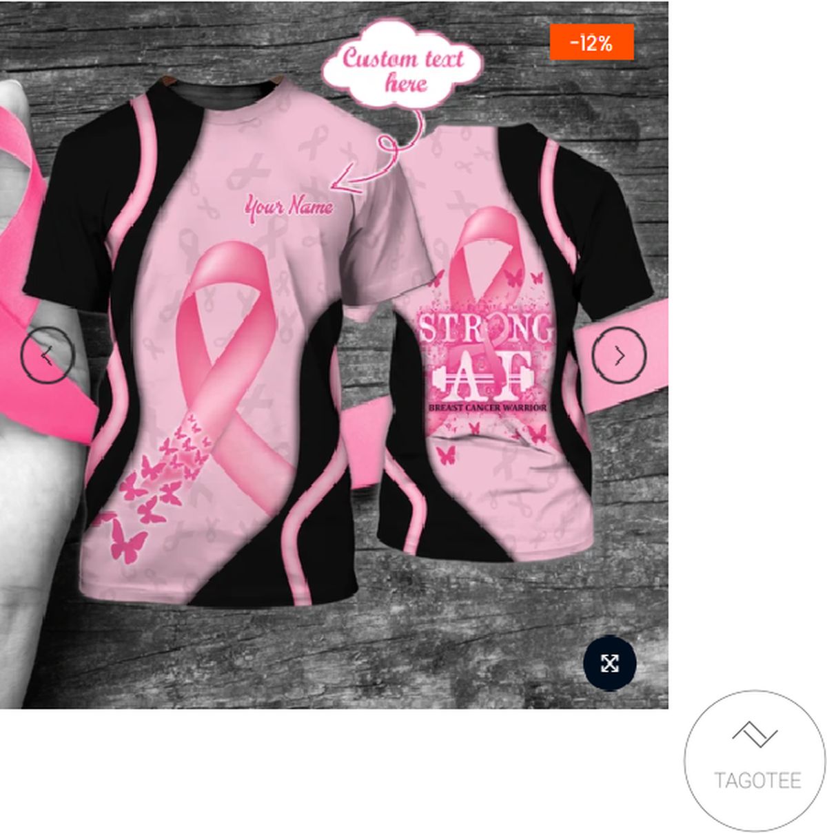 Personalized Breast Cancer Awareness Win Faith Cure 3d Shirt
