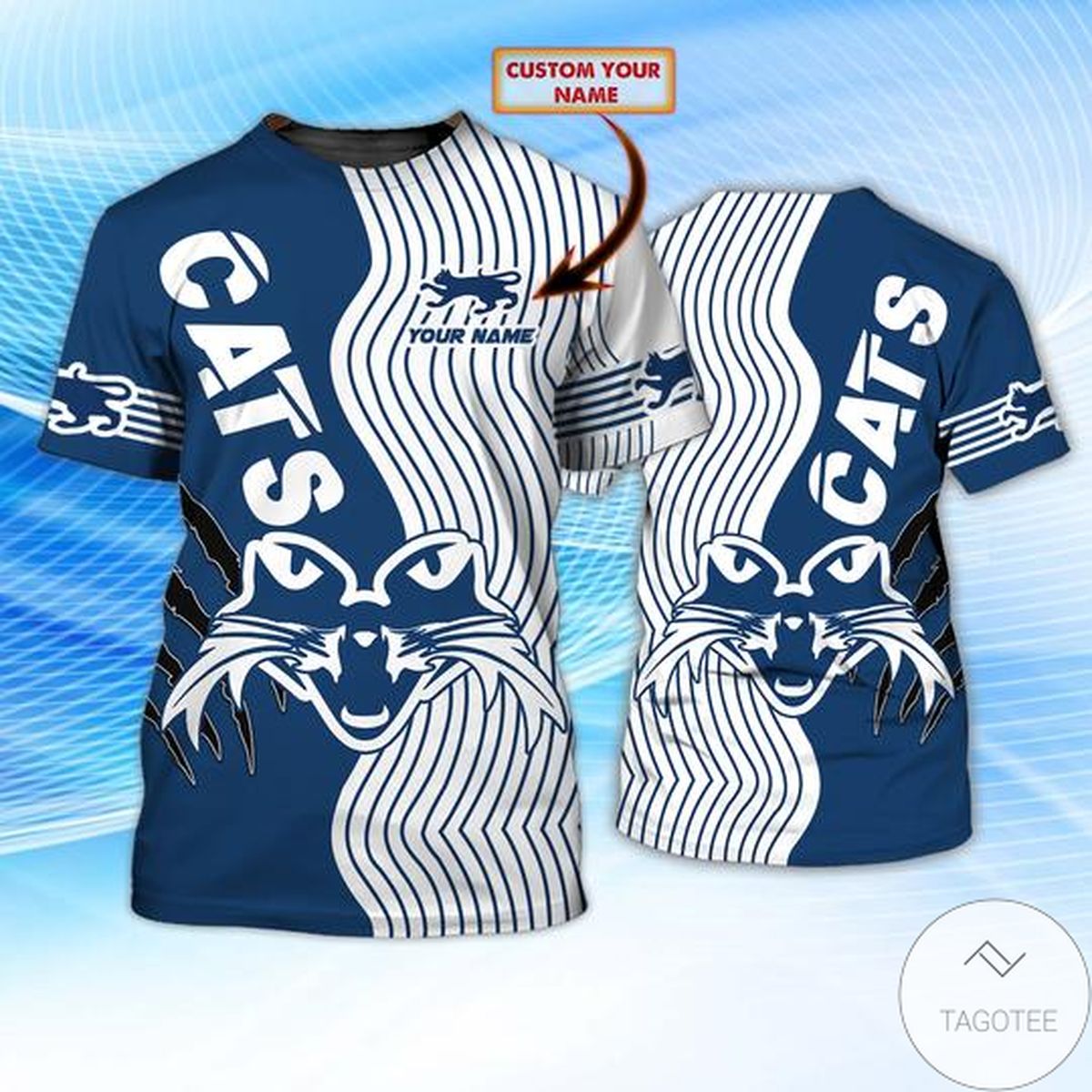 Personalized Cats Football Clubs 3d Shirt