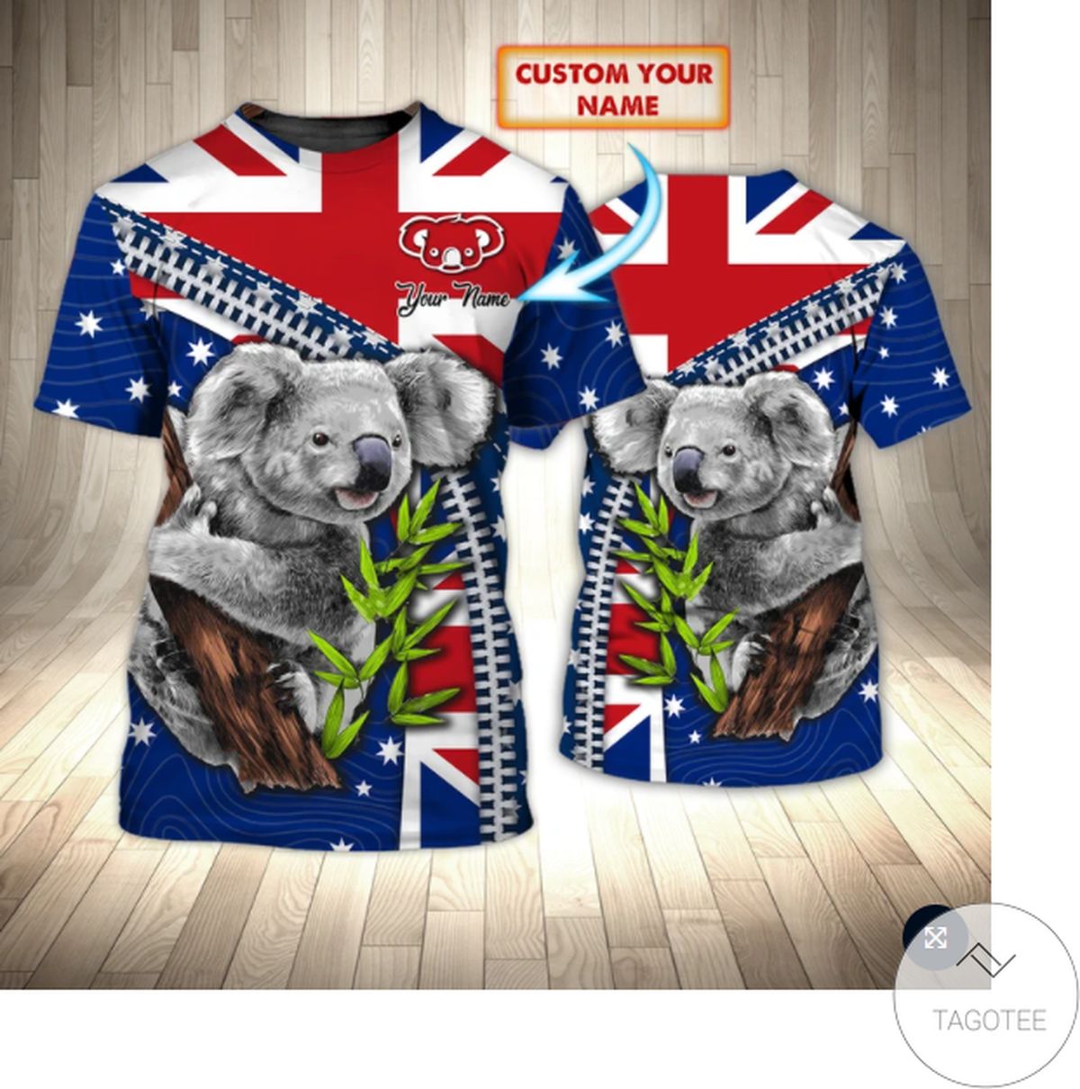 Personalized Koala 3d  Shirt