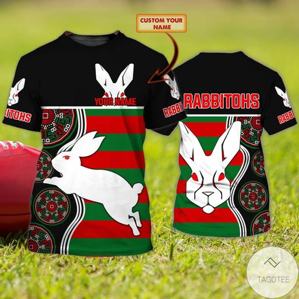 Personalized South Sydney Rabbitohs Printed 3d Shirt