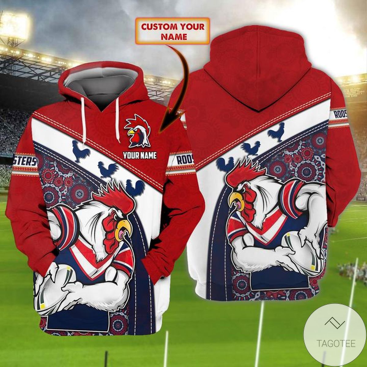 Personalized Sydney Roosters 3d Hoodie