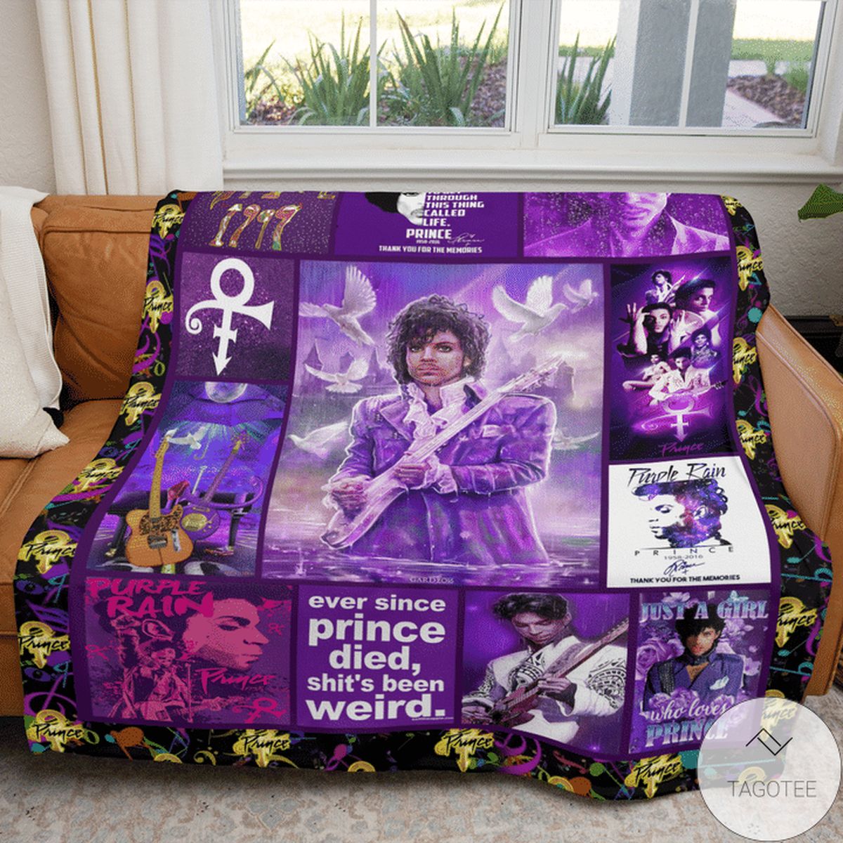 Prince Purple Rain Blanket