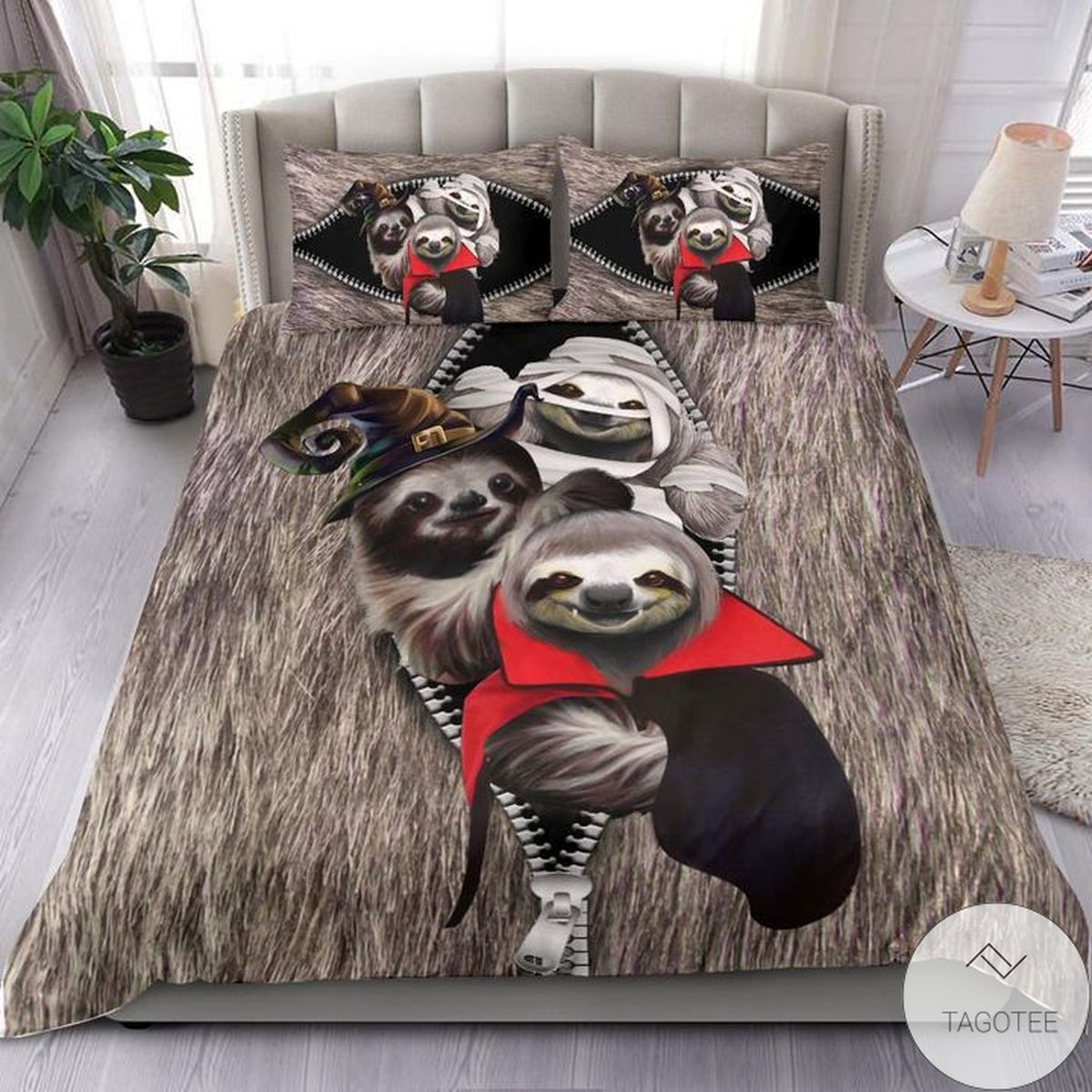 Sloth Costume Halloween Bedding Set