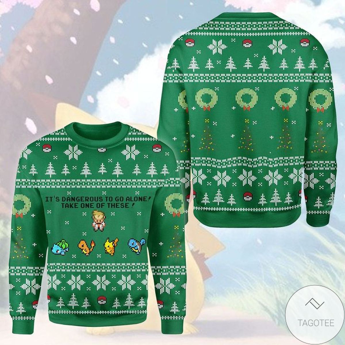 Starter Pack It's Dangerous To Go Alone Take One Of These 3d Ugly Christmas Sweater